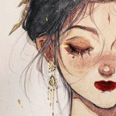 超好看的头像女生漫画 长发 3