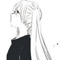 头像图片女黑白系动漫 8