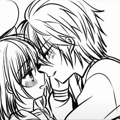 黑白漫画头像 5