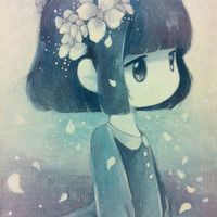 丧系头像女动漫 伤感 3