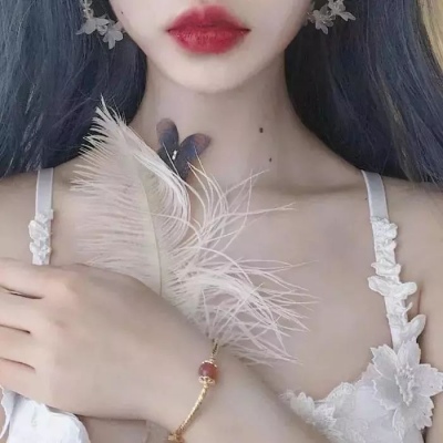部位女头像锁骨露肩 1