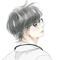 微信头像戴眼镜男 1