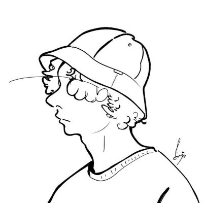 个性头像男简笔画 9