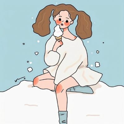 2023年头像女生小清新手绘 4