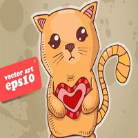 猫咪卡通头像 1