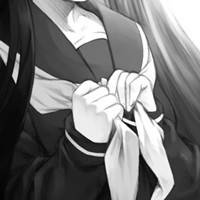 白色简单头像图片 4