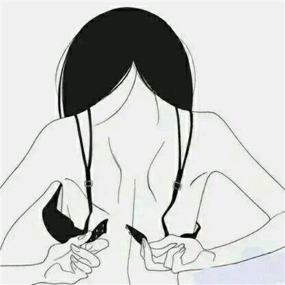 动漫头像女生冷酷黑白系 10