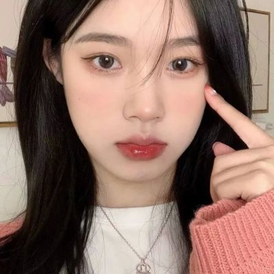 真人头像.小清新. 可爱 长发 5