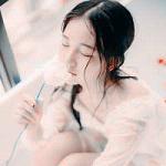 女头像ins高级质感不露脸夕阳下