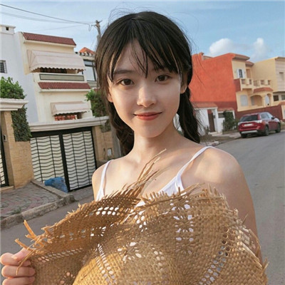 真人头像女生可爱挡脸 7