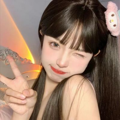 女生丧系真人头像 8