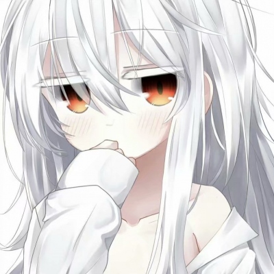 白色头像女动漫 5