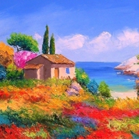 头像油画质感风景 7