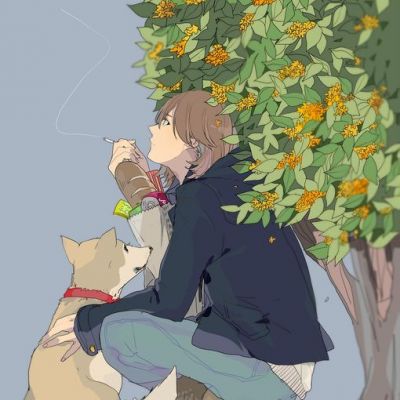 二次元头像男男亲吻黑 3