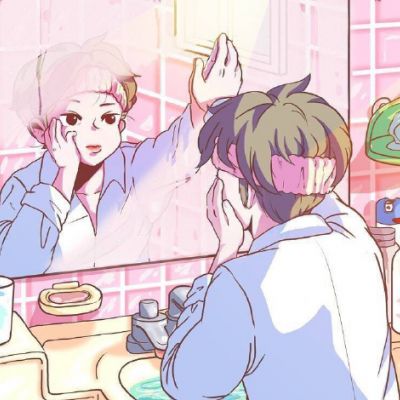 头像女ins原宿风手绘 1