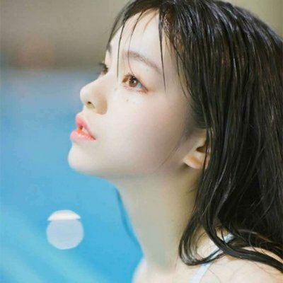 超级好看的蓝色系女生头像 7