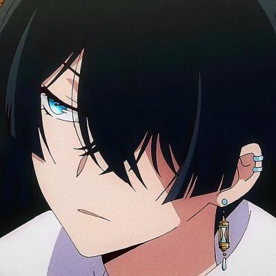 黑暗系压抑动漫男头像 4