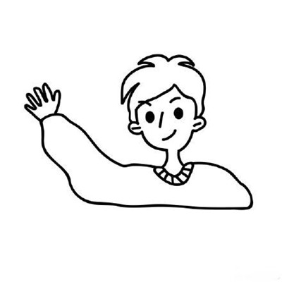 成年男性头像简笔画 6