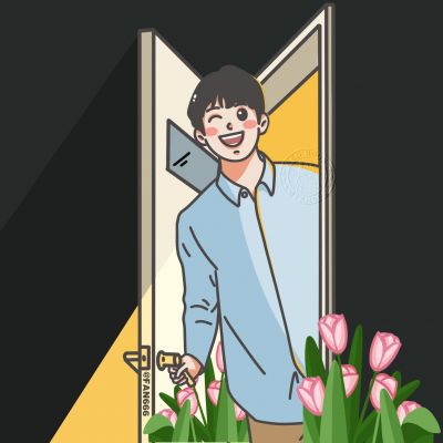 亲吻的卡通情侣头像小图 7
