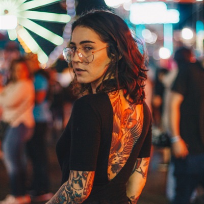 欧美女头像ins高级质感有纹身 2