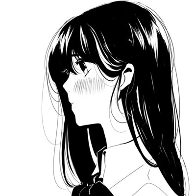 黑白漫画头像