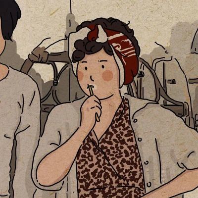 插画头像大叔动漫 6