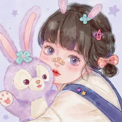 闺蜜头像可爱卡通图片