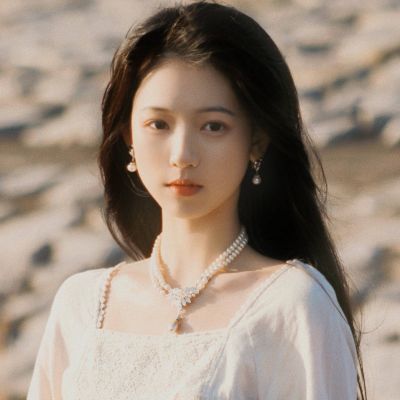 好看的头像真人遮脸女 8