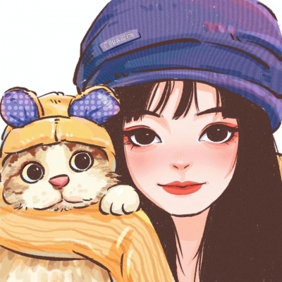 头像手绘女生简单气质图片 10