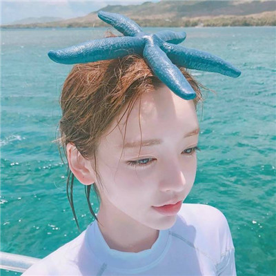 微笑头像女阳光