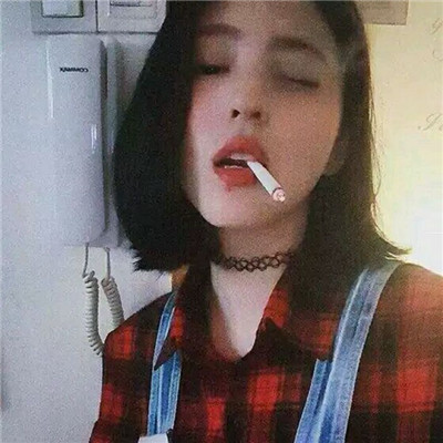 抽烟头像女生 8
