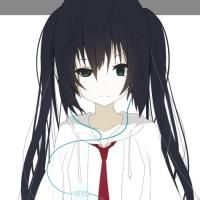 女生头像侧脸高马尾 1
