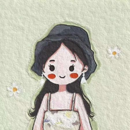 头像女生油画 1