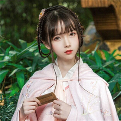 真人头像仙气飘飘粉色系 8