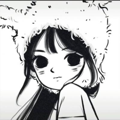 画动漫女孩头像简笔画教程 5