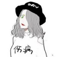 伤感动漫头像女生哭泣黑白 3