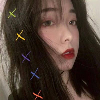 暗黑系头像女高冷 4