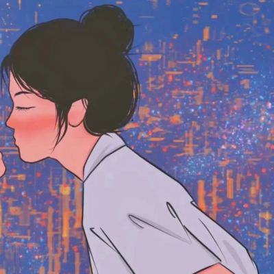 动漫情侣头像女女 2