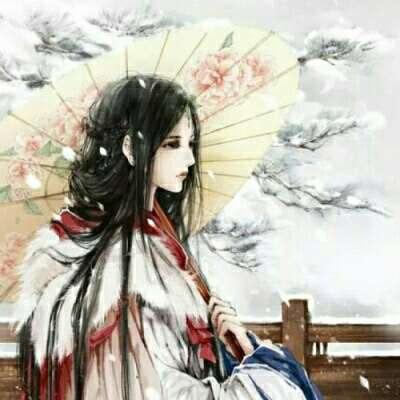 动漫女孩抱着猫咪的动漫头像 4