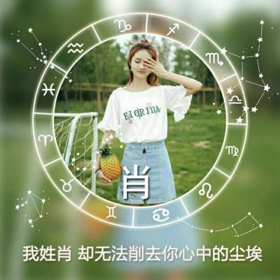 带姓氏的微信头像图片女 8