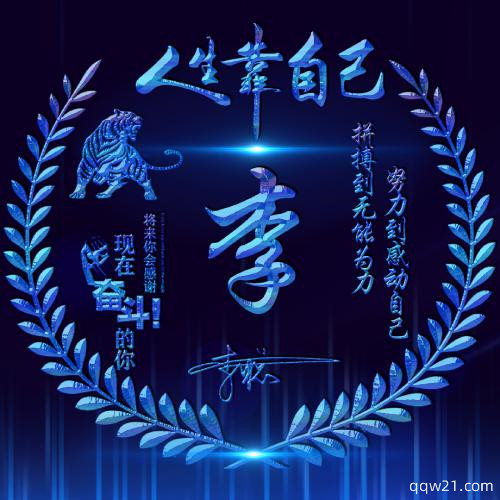 2023年最流行的姓氏头像 9