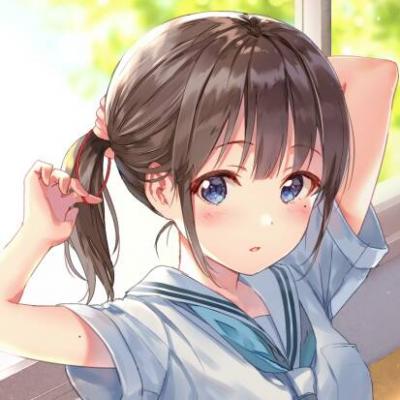动漫高清可爱甜美女生头像 3