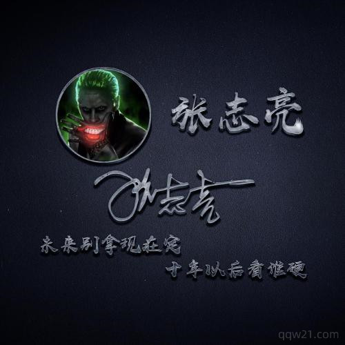 霸气文字微信头像图片 9