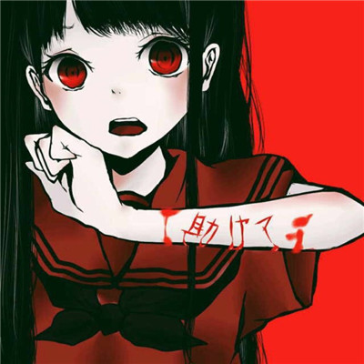 红色系女生头像动漫 5