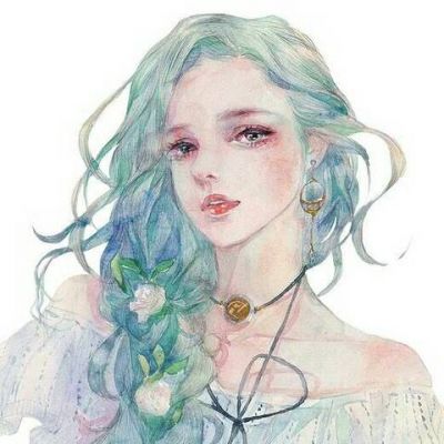 二次元头像素描 4