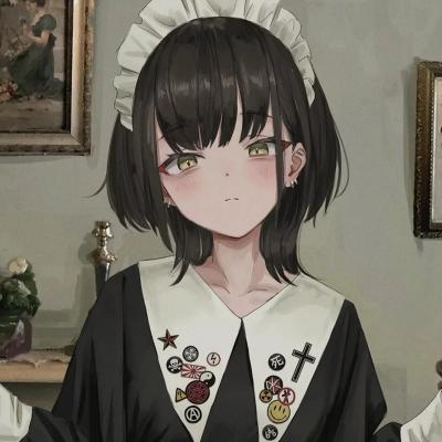 动漫女孩抱着猫咪的动漫头像 2