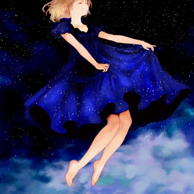 星空梦幻头像女生 1