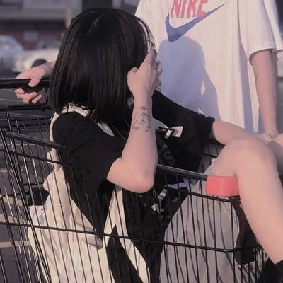 ins潮流情侣头像图片
