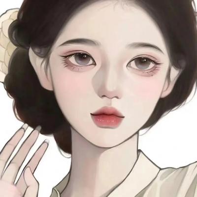 妹妹头像简笔画可爱女生 7