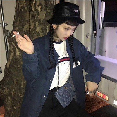 抽烟头像女生 7